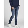 Slim-fit-Jeans JACK & JONES "JJIGLENN JJFOX AGI 304 50SPS NOOS", Herren, Gr. 31, Länge 32, blau (medium, blau), Denim/Jeans, Obermaterial: 91% Baumwolle, 7% Polyester, 2% Elasthan, Abriebeffekte, modisch, slim fit, Jeans