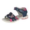 Sandale LICO "Sandale Lindsey V - marine/pink/rosa", Gr. 29, blau, Synthetik, Schuhe
