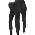 Umstandsleggings MAMALICIOUS "MLLEA" Gr. M (38), N-Gr, schwarz (schwarz, schwarz) Damen Hosen Umstandshosen