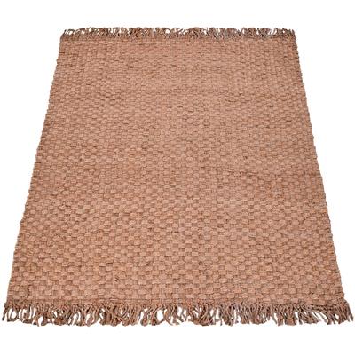 Teppich PACO HOME "Skive 688", beige (natur), B:160cm H:13mm L:230cm, Jute, Teppiche, Wendeteppich, handgeflochten, Naturfaser, Boho-Style, auch als Läufer Image