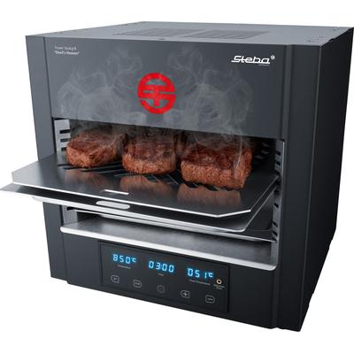Tischgrill STEBA "PS E2600 XL DEVIL’S HEAVEN", schwarz, B:38cm H:36,5cm T:37cm, Kontaktgrill_Standgrill_Tischgrill_Teppanyakigrill Image