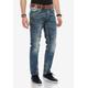 Bequeme Jeans CIPO & BAXX Gr. 32, Länge 34, blau Herren Jeans