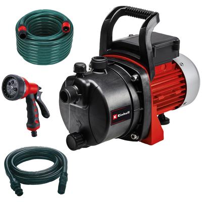 Gartenpumpe EINHELL "GC-GP 6538 Set/I", rot, Pumpen, 3.800 l/h max.,mit 4m Saugschlauch, 20m Gartenschlauch, Sprühpistol