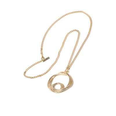 Lange Kette ÖKOBELLA "Rounder", Damen, Gr. one size, Metall, gold (goldfarbig), Basic, Halsketten, mit plastikfreiem Versand Image