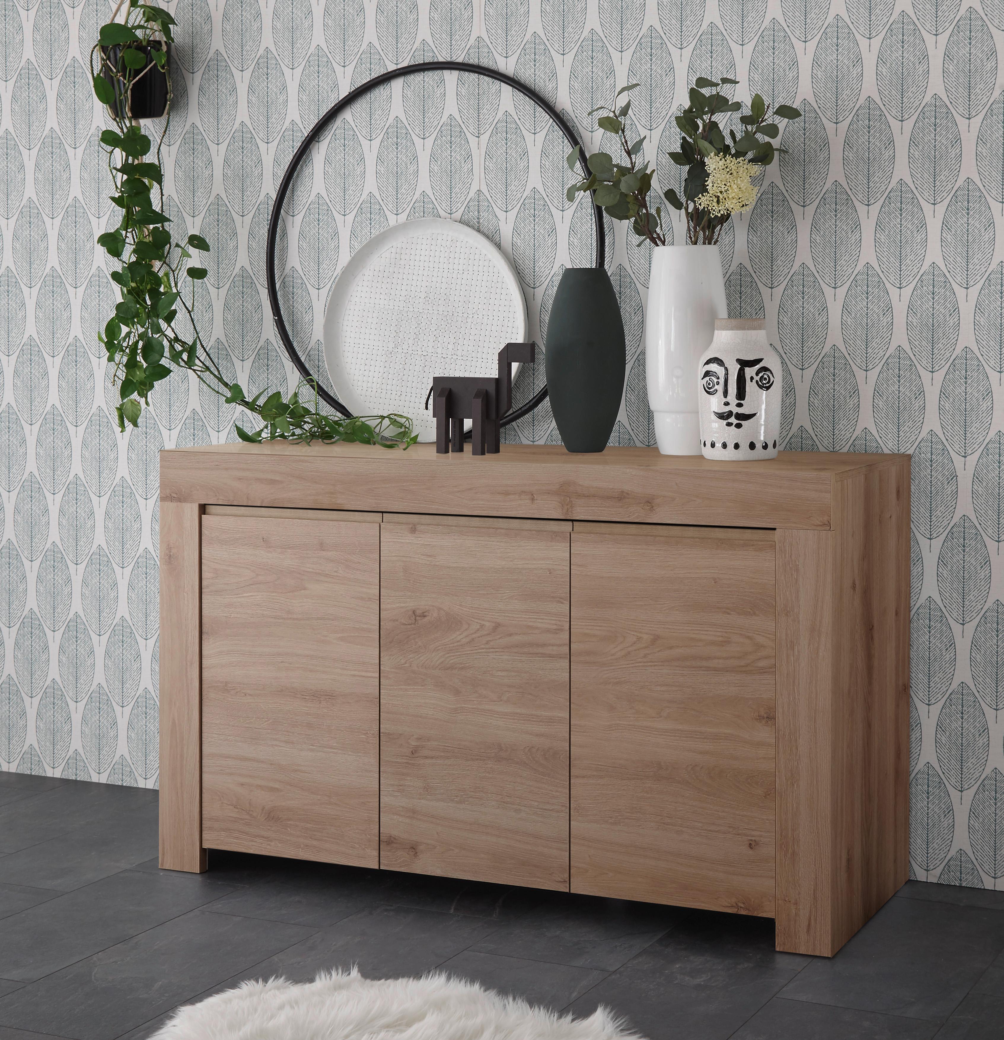 Sideboard INOSIGN "Firenze", braun (eichefarben cadiz), Sideboards, Breite 138 cm Image