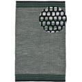 Teppich CARPETFINE "Kelim Mia" Teppiche Gr. B/L: 200 cm x 250 cm, 6 mm, 1 St., grün Baumwollteppiche