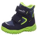 Winterstiefel SUPERFIT "HUSKY1 WMS: Mittel" Gr. 25, blau (navy, grün) Kinder Schuhe Lauflernschuhe