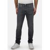 Slim-fit-Jeans BRÜHL "York DO FX", Herren, Gr. 32, EURO-Größen, grau, 89% Baumwolle, 9% Synthetik, 2% Elasthan, unifarben, casual, lang, Jeans 5-Pocket-Jeans, in Dual FX Querstretch Denim