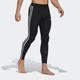 Trainingstights ADIDAS PERFORMANCE "TECHFIT 3STREIFEN TRAINING LANGE TIGHT" Gr. S, N-Gr, schwarz (black) Herren Hosen Sport Tights