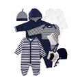 Erstausstattungspaket LILIPUT Gr. 50/56, blau (dunkelblau, weiß) Baby KOB Set-Artikel Outfits