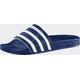 Badesandale ADIDAS ORIGINALS "ADILETTE" Gr. 37, blau (adiblue, white, adiblue) Schuhe Badelatschen Pantolette Schlappen Wasserschuhe Badeschuhe