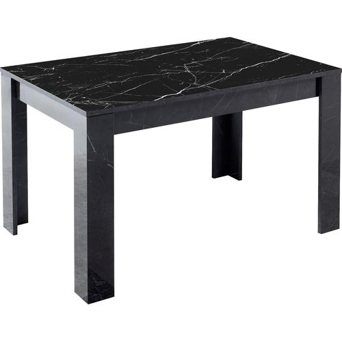 "Esstisch LC ""Mango"" Tische Breite 137 cm, ausziehbar auf 187 cm schwarz Ausziehbare Esstische Tisch"