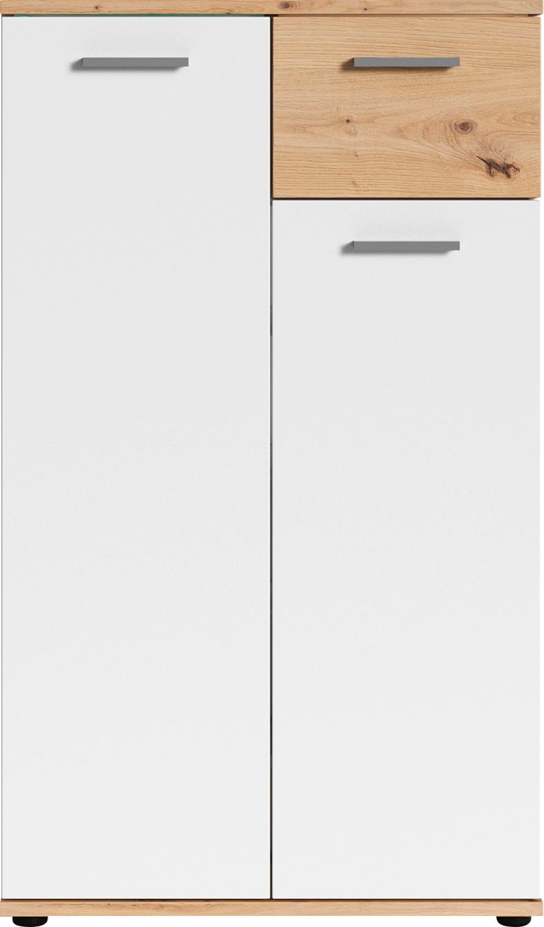 Schuhkommode INOSIGN "Jakob", braun (artisan eiche), B:60cm H:102cm T:30cm, FSC-zertifizierter Holzwerkstoff, Sideboards, Schuhkommode, Breite 60 cm