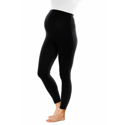 Umstandsleggings NEUN MONATE "Hose für Schwangerschaft und Stillzeit", Damen, Gr. 36, N-Gr, schwarz, Jersey, Obermaterial: 95% Baumwolle, 5% Elasthan, unifarben, Basic, eng, Hosen, bequem und gut kombinierbar Image