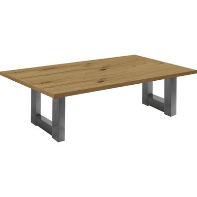 Couchtisch MÄUSBACHER "TOPSELLER", grau (graphit, asteiche, graphit, asteiche), B:120cm H:47cm T:70cm, Tische, Couchtisch Eckige Couchtische Holz-Couchtische, Tisch, U-Gestell Image