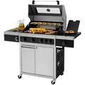 Gasgrill TEPRO "Keansburg 4 Special Edition" Grills Gr. B/H/T: 138 cm x 118 cm x 62 cm, grau (schwarz, edelstahlfarben) Gasgrills