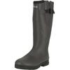 Gummistiefel MOLS "Pennant", Gr. 44, schwarz (khaki, schwarz), Gummi, casual, Schuhe, mit wärmendem Isolationsneopren