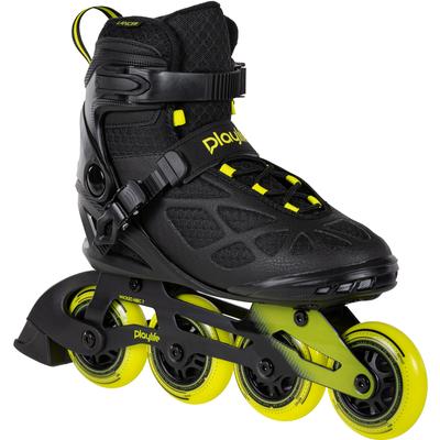 Inlineskates PLAYLIFE "Playlife Lancer" Gr. 42, gelb (gelb, schwarz), Inlineskates_Rollschuhe_Schlittschuhe, 42, Kunstfaser