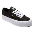 Sneaker DC SHOES "Manual Platform" Gr. 10(42), schwarz-weiß (black, white) Schuhe Sneaker