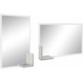 Spiegel INOSIGN Gr. B/H/T: 100 cm x 66 cm x 2,5 cm, grau (betonfarben, weiß) Spiegel