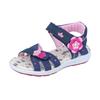 Sandale LICO "Sandale Cassandra V", Gr. 27, blau, Leder, Schuhe