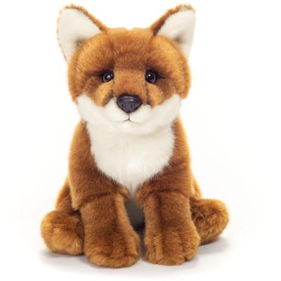 Kuscheltier TEDDY HERMANN "Fuchs sitzend rotbraun, 20 cm" Plüschfiguren braun (braun/weiß) Kinder zum Teil aus recyceltem Material