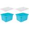 keeeper Aufbewahrungsbox emil, (Set, 2 St., 2), aufeinander stapelbar blau Boxen Aufbewahrung Ordnung Wohnaccessoires