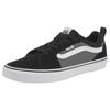 Sneaker VANS "Filmore", Gr. 44,5, schwarz (schwarz, grau), Leder, sportlich, Schuhe Sneaker low Skaterschuh, angelehnt an das Design vom Sk8 Low