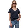 T-Shirt MARC O'POLO DENIM Gr. M, blau (marine) Damen Shirts V-Shirts