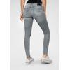Skinny-fit-Jeans G-STAR "Mid Waist Skinny", Damen, Gr. 26, Länge 32, grau (faded industrial grau), Denim/Jeans, Obermaterial: 98% Baumwolle, 2% Elasthan, modisch, skinny fit lang, Jeans, mit Elasthan-Anteil
