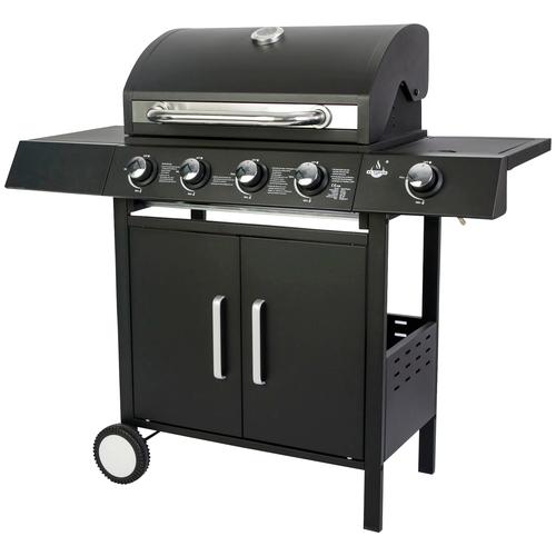 "Gasgrill EL FUEGO ""San Angelo"" Grills Gr. B/H/T: 120 cm x 110 cm x 48 cm, schwarz Gasgrills Grills BxTxH: 120x48x110 cm"