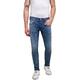 Slim-fit-Jeans REPLAY "ANBASS HYPERFLEX BIO" Gr. 32, Länge 34, grey blue a05 Herren Jeans Slim Fit