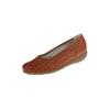 Ballerina NATURAL FEET "Catharina", Damen, Gr. 39, braun, Leder, casual, Schuhe Ballerina, mit Memolatex-Einlegesohle