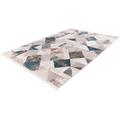 Teppich CALO-DELUXE "Miran 125" Teppiche Gr. B/L: 120 cm x 180 cm, 12 mm, 1 St., blau (blau, grau) Esszimmerteppiche