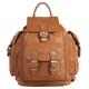 Cityrucksack CLUTY Gr. B/H/T: 35 cm x 33 cm x 14 cm, braun (cognac) Rucksäcke