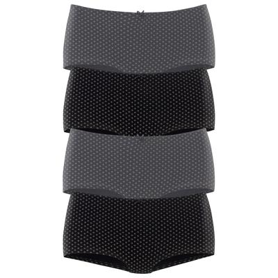 Hipster S.OLIVER, Damen, Gr. 32/34, schwarz, Jersey, Obermaterial: 95% Baumwolle, 5% Elasthan, bedruckt, körpernah, Unterhosen, aus elastischer Baumwolle Image