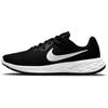 Laufschuh NIKE "REVOLUTION 6 NEXT NATURE", Gr. 42,5, schwarz-weiß (schwarz, weiß), Textil, sportlich, Schuhe