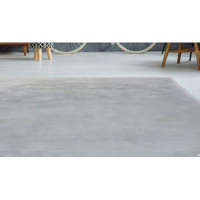 Fellteppich MY HOME "Alvin" Gr. 2, grau (grau, blau), B:80cm H:45mm L:150cm, Kunstfaser, Teppiche, Fellteppich, Teppich in Kaninchenfell-Optik und Haptik, Kunstfell Image