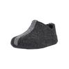 Hausschuh MOLS "Shima Kids", Gr. 26, grau (dunkelgrau, meliert), Kunstfaser, casual, Schuhe, aus wärmendem Material