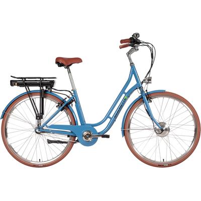E-Bike SAXONETTE "Style Plus 2.0" E-Bikes Gr. 45 cm, 28 Zoll (71,12 cm), blau (powder blue glänzend) E-Bikes