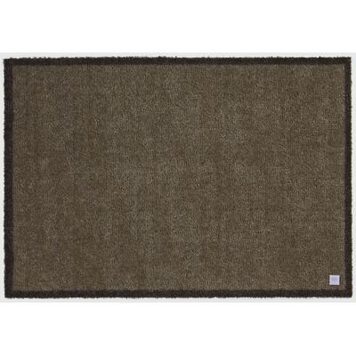 Fußmatte BARBARA BECKER "Touch, Made in Belgium" Gr. 3, beige (sand), B:67cm H:10mm L:110cm, Kunstfaser, Teppiche, Schmutzfangmatte, In- und Outdoor geeignet, waschbar Image