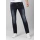 Regular-fit-Jeans TIMEZONE "Regular GerritTZ" Gr. 34, Länge 32, blau Herren Jeans 5-Pocket-Jeans