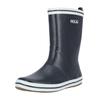 Gummistiefel MOLS "Markets", Gr. 44, blau (dunkelblau, weiß), Gummi, casual, Schuhe, mit praktischer Lasche
