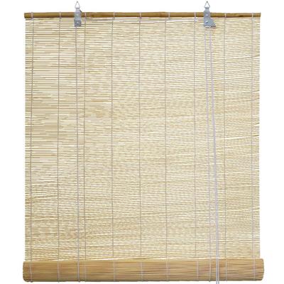 Bändchenrollo GOOD LIFE "CHE" Gr. 5, beige (natur), B:140cm H:160cm, Obermaterial: 96% Bambus, 2% Metall, 2% Polyester, Raffrollos, Montage ohne Bohren möglich (Zubehör notwendig) Image