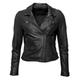 Bikerjacke JCC "8007" Gr. XXL, schwarz (black) Damen Jacken Übergangsjacken