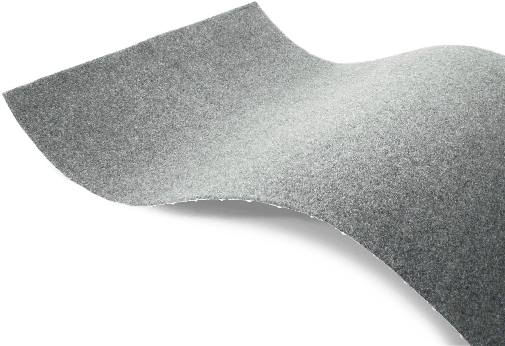 Kunstrasen "COMFORT Colours, Breite 200 cm, Gesamthöhe 7 mm, Made in Netherlands", grau (hellgrau), B:200cm L:550cm, Polyester, PRIMAFLOR-IDEEN IN TEXTIL, Teppiche, Rasenteppich, mit Drainage-Noppen, witterungsbeständig & wasserfest Image