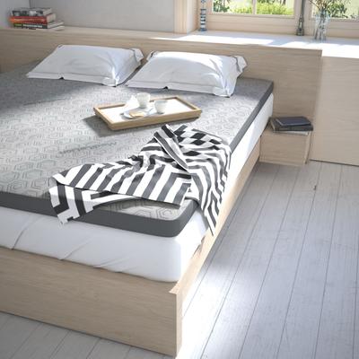 Topper JEKATEX "MULTIFLEX 3-Zonen Komfort", weiß, B:80cm H:8cm L:200cm, Komfortschaum, Topper, für Aufwertung deiner Matratze Image