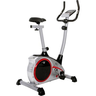 Heimtrainer CHRISTOPEIT SPORT "AL 1", silber (silberfarben), FahrradtrainerB:59cm H:134cm L:96cm, Schwungmasse ca. 9 kg,