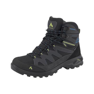 Outdoorschuh MCKINLEY "Vulcanus MID AQX M", Gr. 42, bunt (anthrazit, petrol), Leder, Textil, sportlich, Schuhe, wasserdi