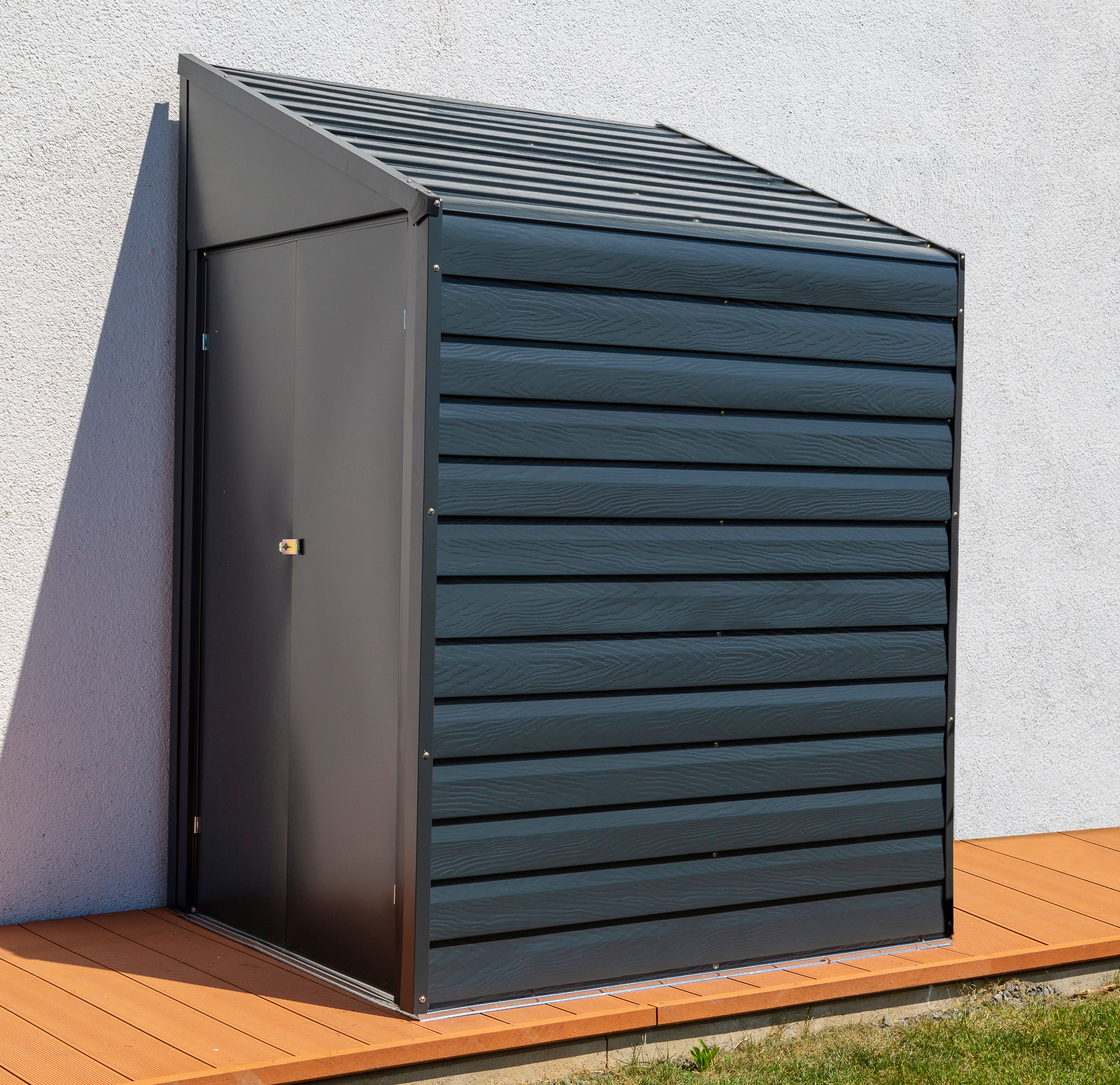 Gerätehaus SPACEMAKER, grau, Stahlblech, Gerätehäuser, Metall Image